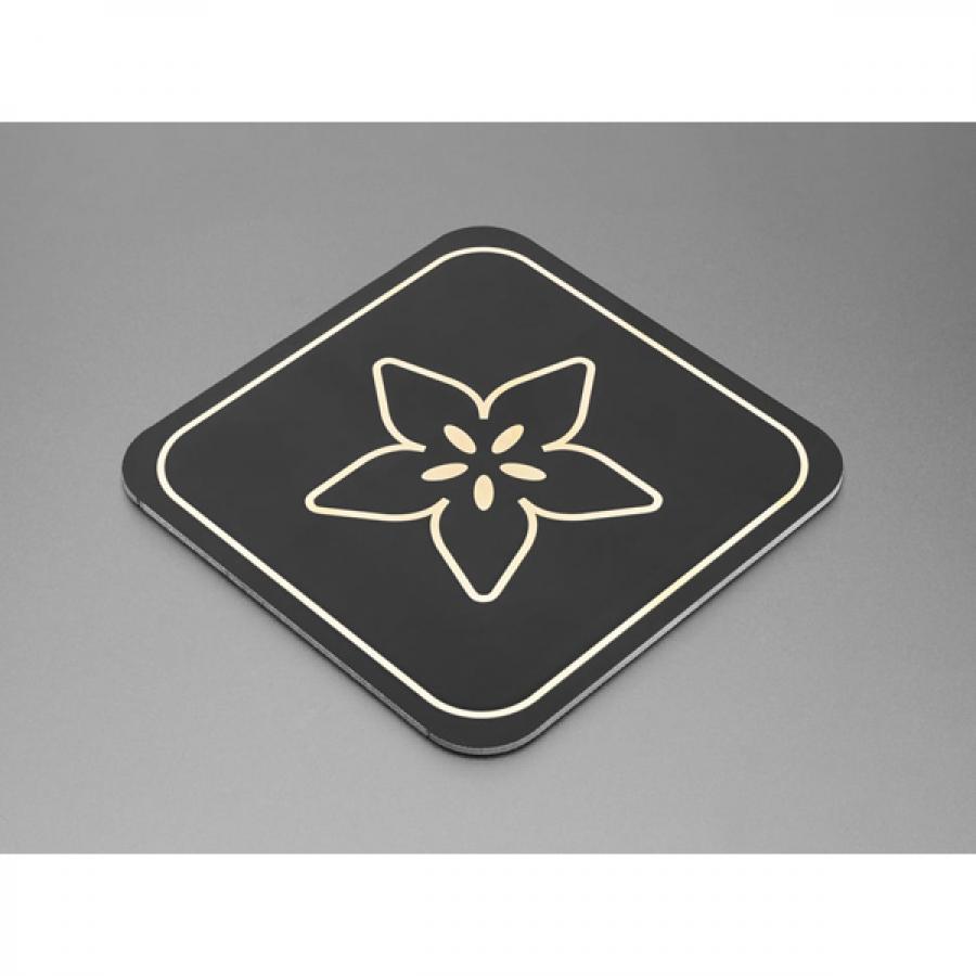 PCB Coaster with Gold Adafruit Logo [ada-5719]