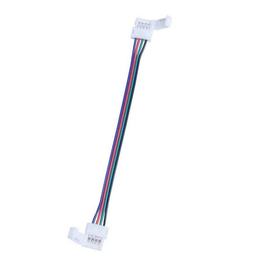 4pin 8MM LED 스트립 커넥터 케이블 양방향 [HWD-LSC038]