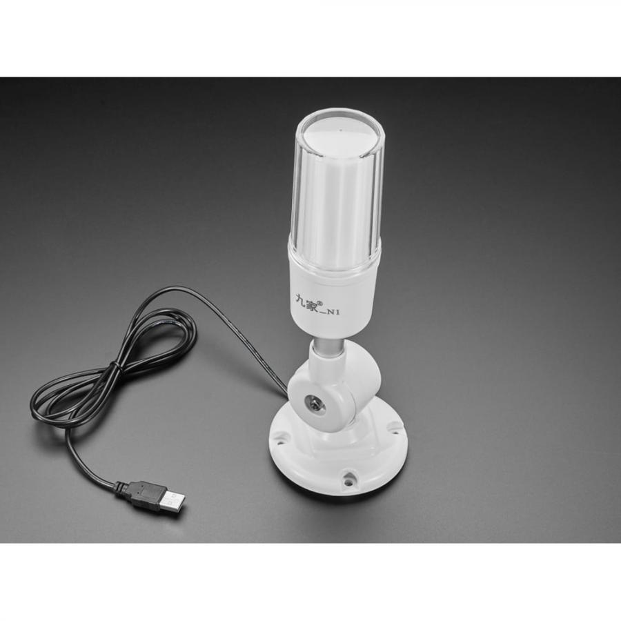 Tri-Color USB Controlled Tower Light with Buzzer [ada-5125]
