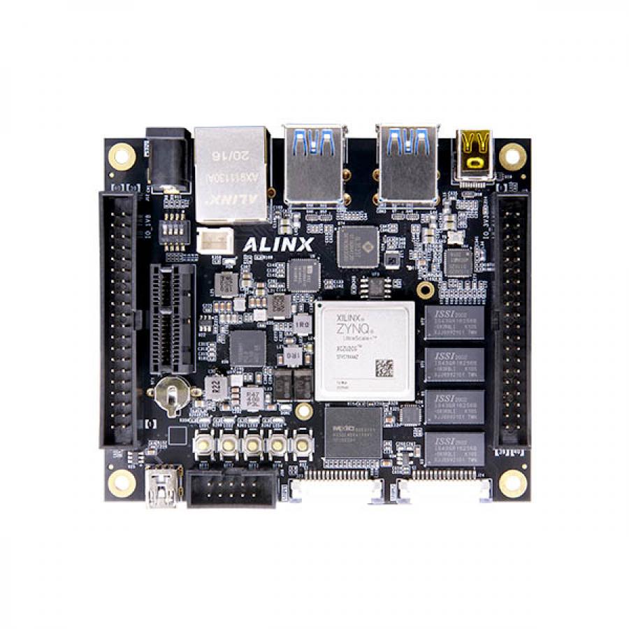 AMD Xilinx Zynq UltraScale+ MPSoC AI FPGA Development EVB XUZU2CG [AXU2CGB Board + Heatsink]