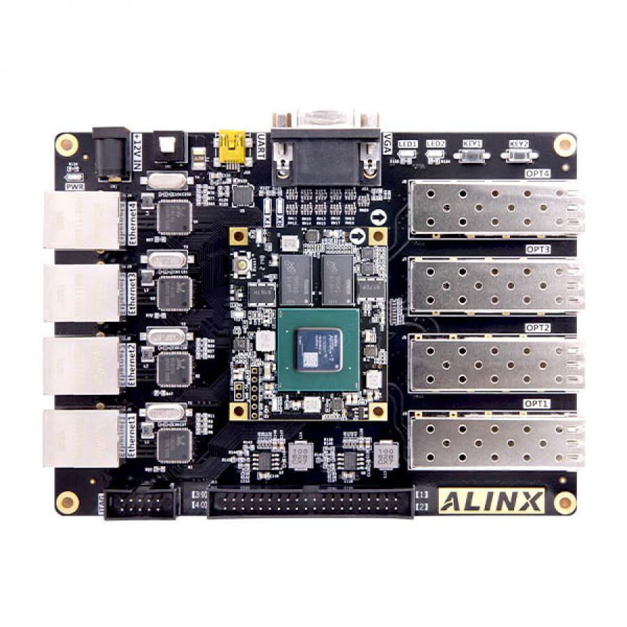 AMD XILINX Artix7 SFP FPGA Development Board XC7A200T [AX7201]