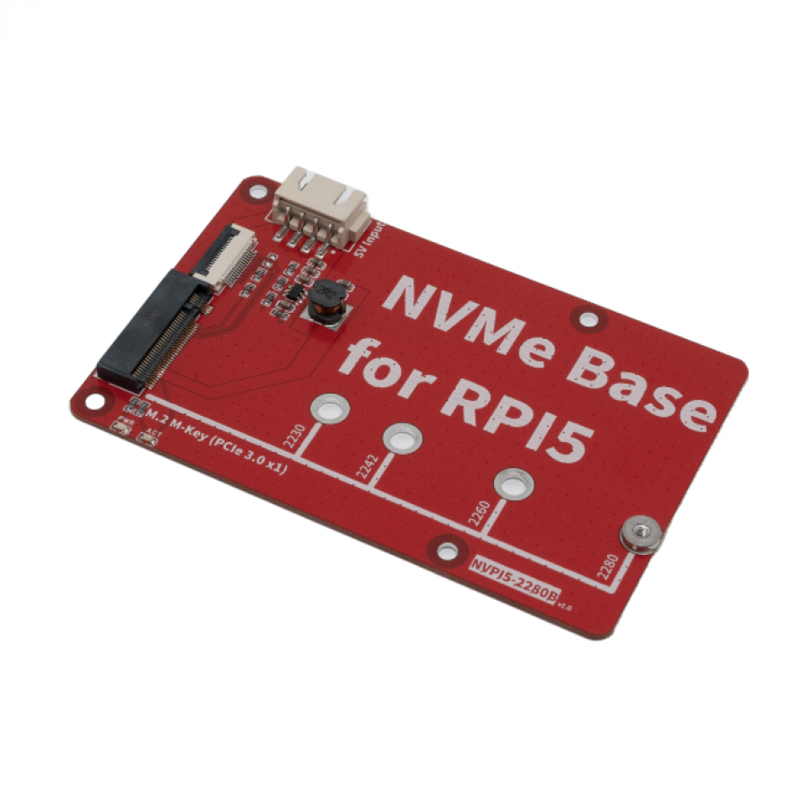 라즈베리파이 5 호환 NVMe M.2 2280 SSD 베이스 보드 [TSC-RP506]