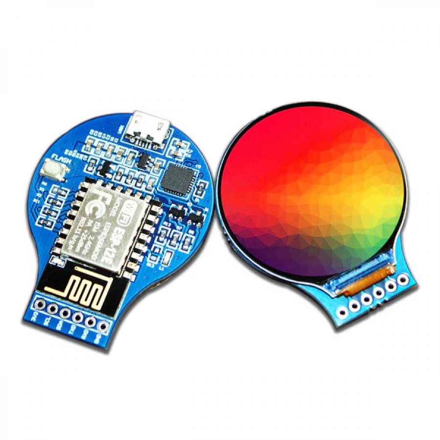 Roundy - Round LCD Board based on ESP-12E [SKU24025]