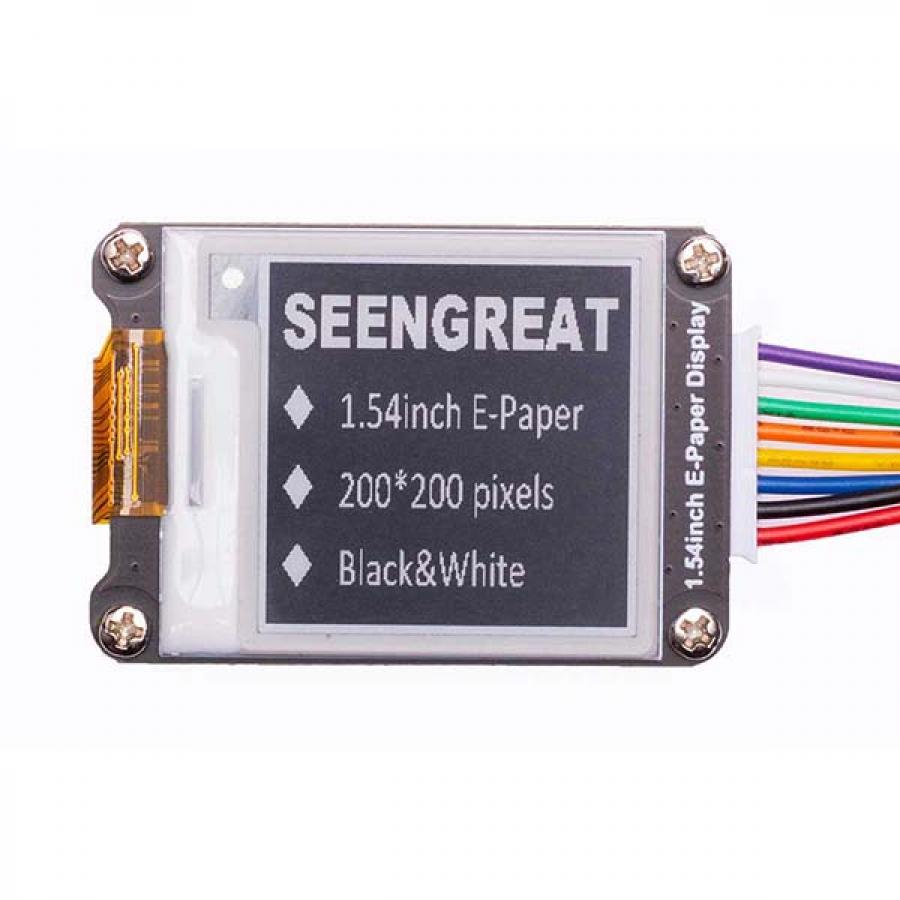E-Ink Display HAT for Raspberry Pi 1.54inch 200x200 [224374]