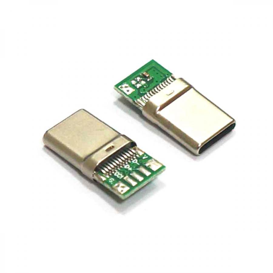 USB3.1 C타입(수) 12핀 CC1 5포인트 PCB 보드 [TSC-TC010]
