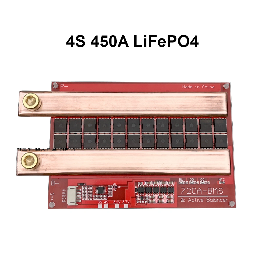 Heltec LiFePO4 4S 450A 배터리 밸런싱 모듈 [TSC-BMS116]