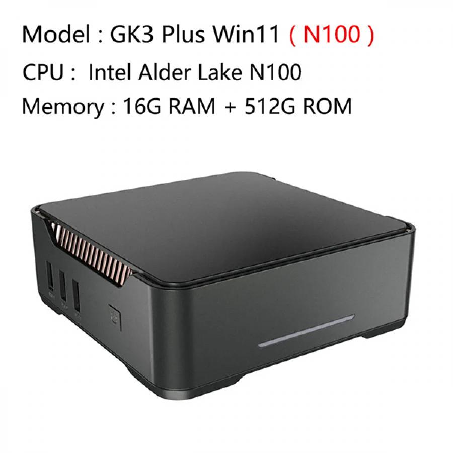 미니PC GK3 PLUS N100 16GB/512GB/WIN11 [GK3P-16512]