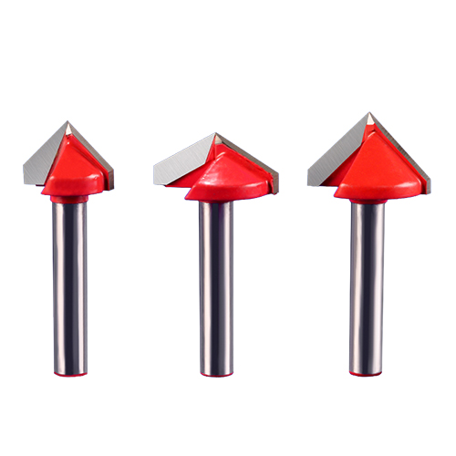 V BIT 샹크6mm ø6X22x150°