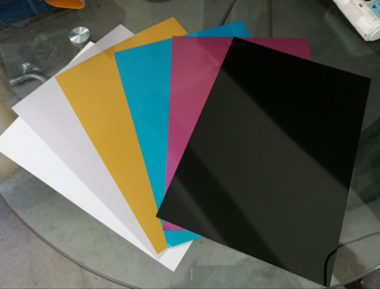 렉스봇 파이버 레이저 마킹용 A4 알루미늄판 0.45mm 블랙