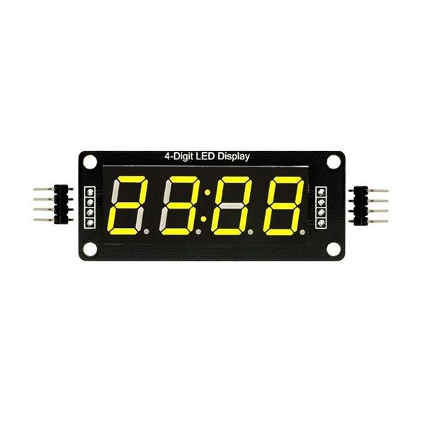 0.56인치 4DIGIT 7SEG TM1637 세그먼트 모듈 YELLOW [VLT-FND007]