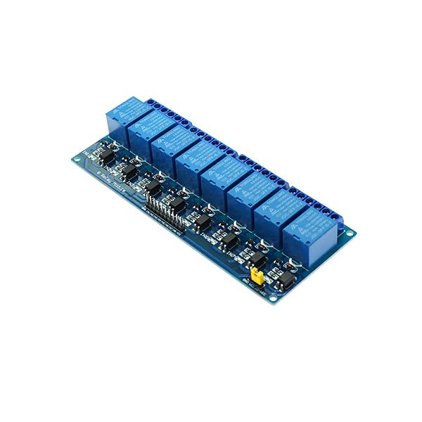 8채널 12V LOW TRIGGER 릴레이 모듈 [VLT-RLM020]
