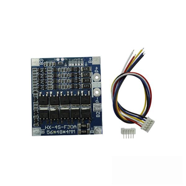 18650 리튬배터리 보호회로 모듈 12.8V 30A 4셀 [VLT-LPC002]