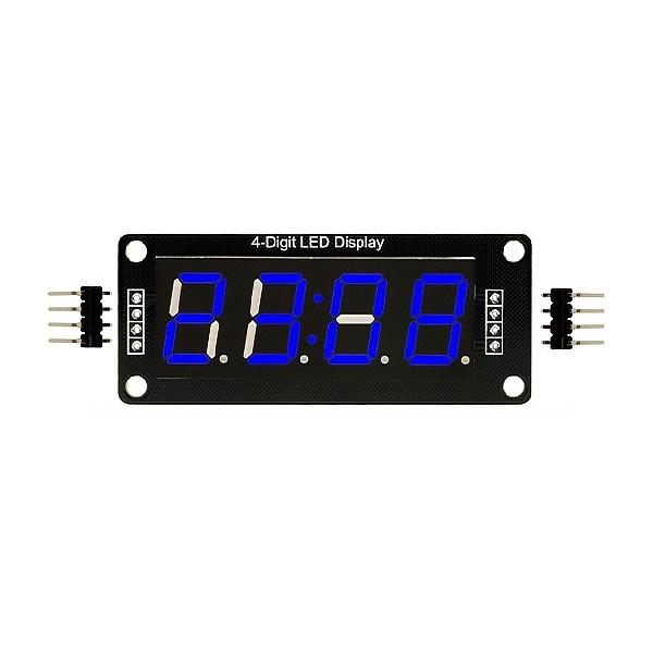 0.56인치 4DIGIT 7 SEG TM1637 세그먼트 모듈 BLUE [VLT-FND009]