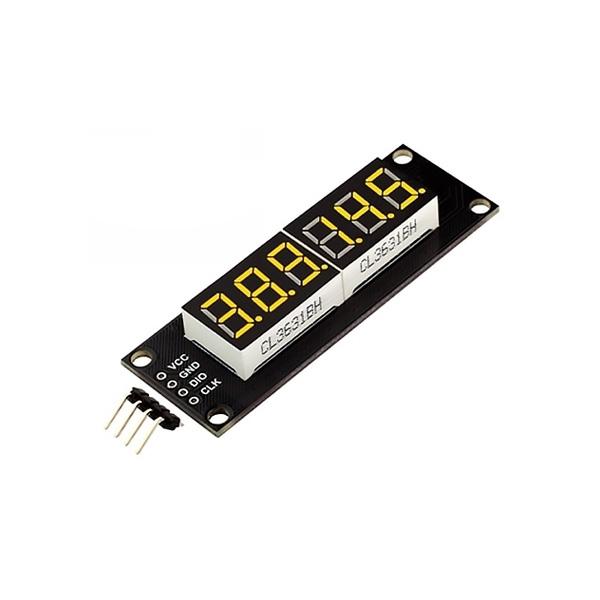 0.36인치 6DIGIT 7SEG TM1637 세그먼트 모듈 YELLOW [VLT-FND017]