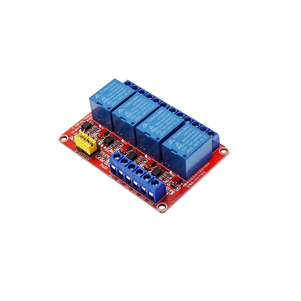 4채널 5V TRIGGER 선택 릴레이 모듈 [VLT-RLM013]