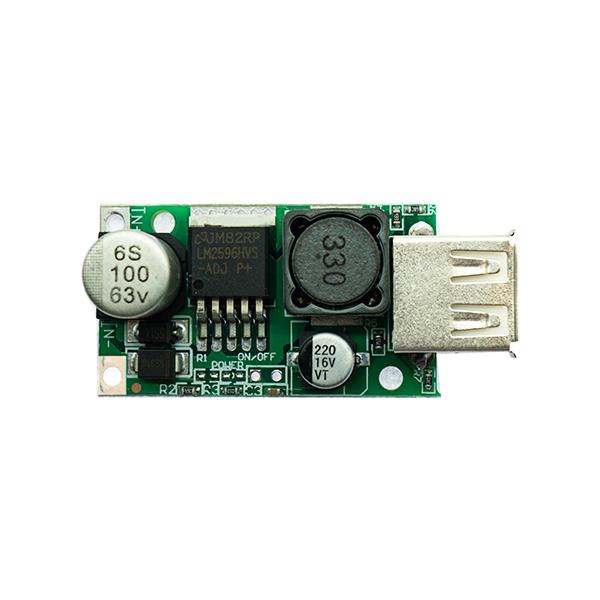 LM2596S DC-DC 강하형 스텝다운 USB 모듈 [VLT-VC059]