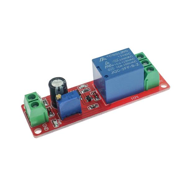 NE555 1채널 12V 딜레이 타이머 릴레이 모듈 [VLT-RLM030]