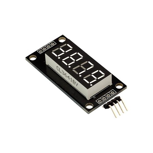 0.36인치 4DIGIT 7 SEG TM1637 세그먼트 모듈 WHITE [VLT-FND022]