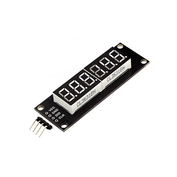 0.36인치 6DIGIT 7SEG TM1637 세그먼트 모듈 WHITE [VLT-FND018]