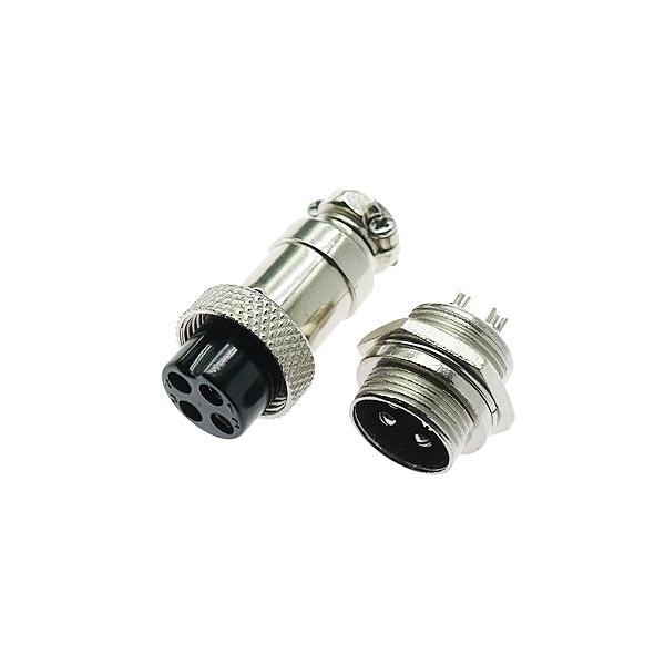 원형커넥터 GX16(S)-4P 16MM M/F SET [VLT-CC004]