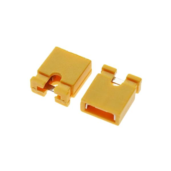 점퍼 쇼트핀 2.54MM 노랑 [VLT-JS015]