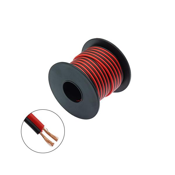 20AWG 2P LED 전선 (검정, 빨강) 10M [VLT-CAB151]