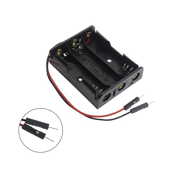 AA 3구 배터리홀더 점퍼타입 [VLT-BH017]