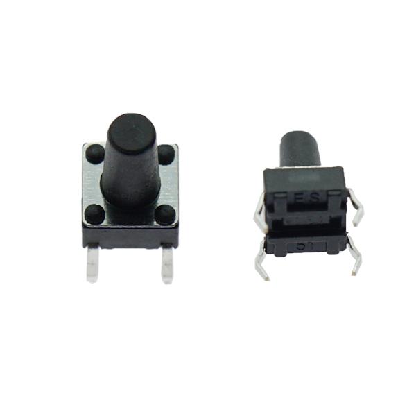 택트스위치 4핀 6X6X10MM [VLT-TSW005]