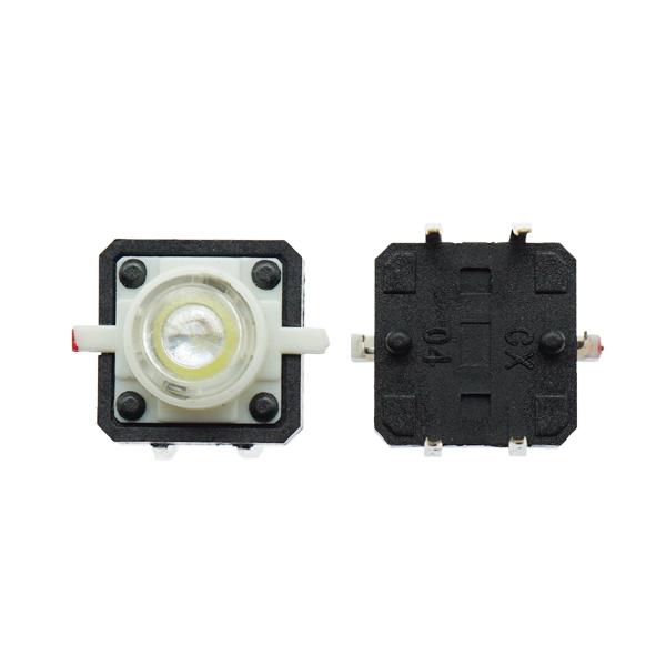 LED 택트스위치 12X12 흰색 [VLT-TSW021]