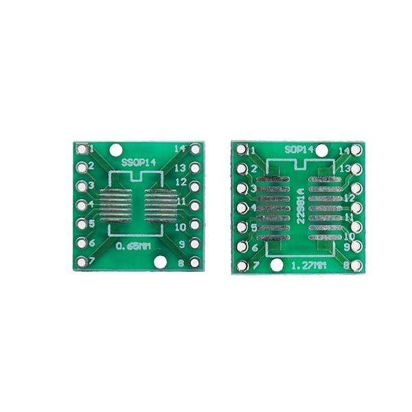 SOP14, SSOP14 양면 변환보드 [VLT-PCB029]