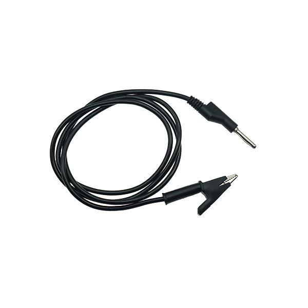 악어클립 바나나잭 케이블 1M 검정 [VLT-CAB091]