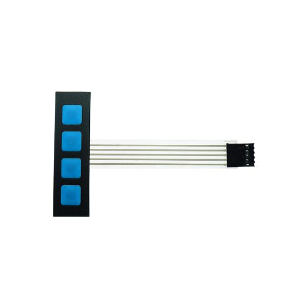 아두이노 멤브레인 스위치 FOUR 버튼 [VLT-MBS006]