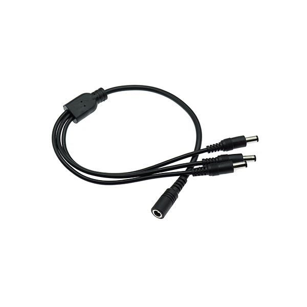 DC잭 (5.5X2.1) F1:M3 분배선 케이블 40CM [VLT-CAB136]