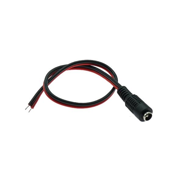 DC잭 케이블 5.5X2.1 30cm FEMALE [VLT-CAB123]