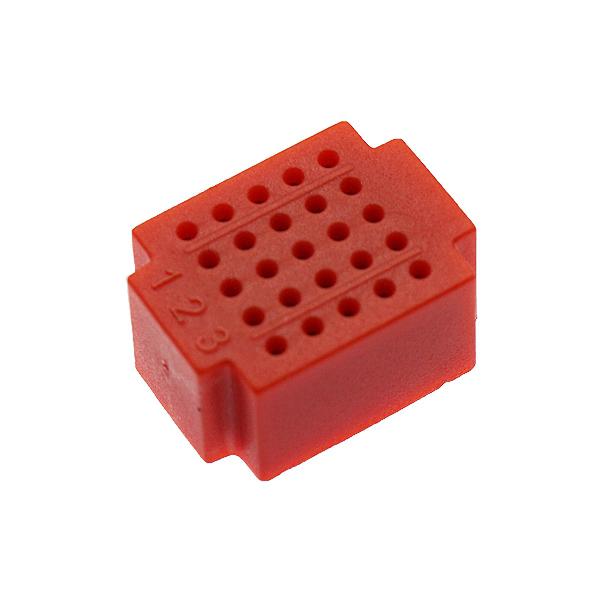 25핀 컬러 미니 브레드보드 빨강 [VLT-BB025]