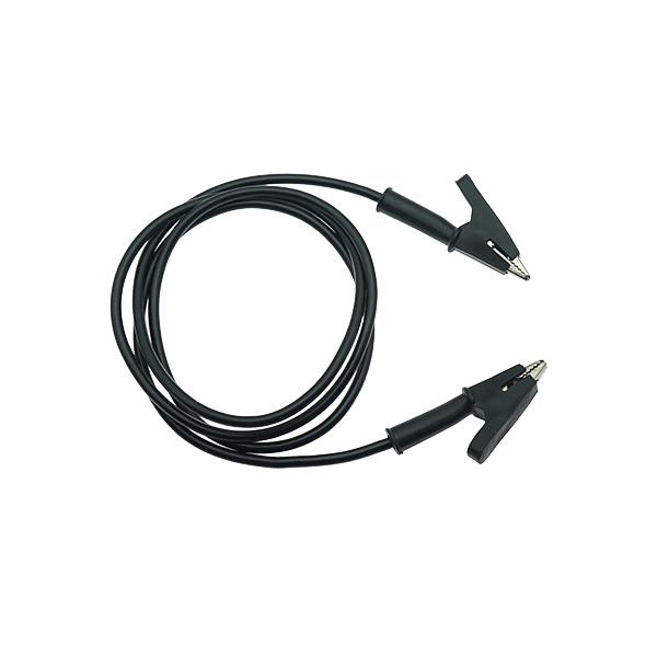 악어클립 악어클립 케이블 1M 검정 [VLT-CAB096]