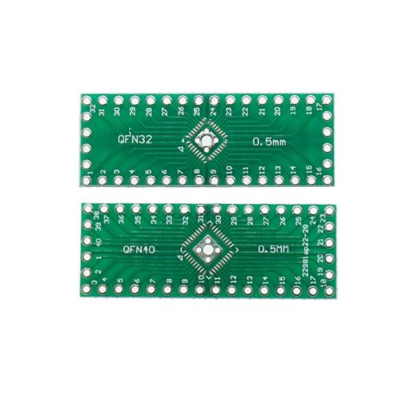 QFN32, QFN40 양면 변환보드 [VLT-PCB033]