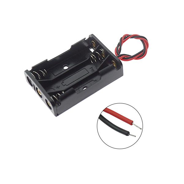 AAA 3구 배터리홀더 전선타입 [VLT-BH035]