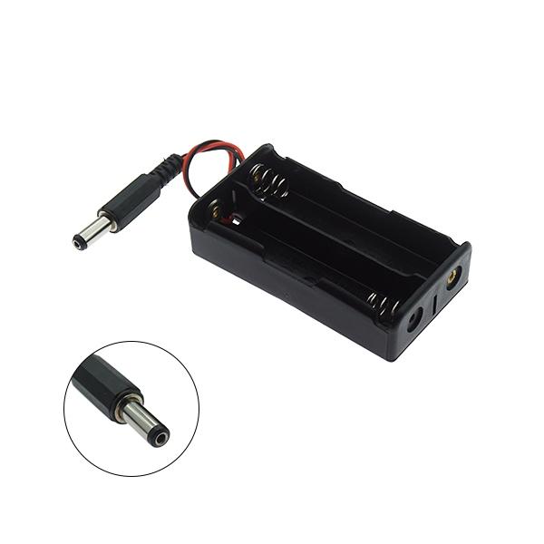 18650 2구 배터리 홀더 DC잭타입 [VLT-BH071]