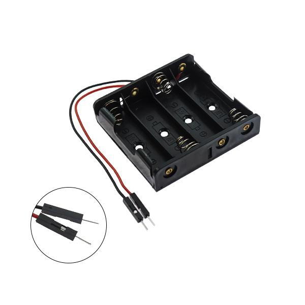 AA 4구 배터리홀더 점퍼타입 [VLT-BH018]