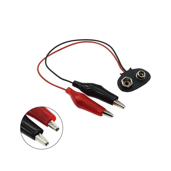 9V 배터리 전용 악어 케이블 [VLT-BH102]