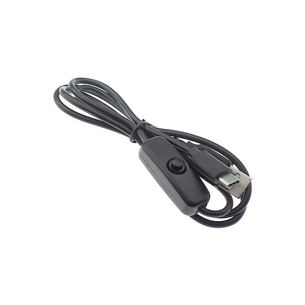 라즈베리파이4 용 3A USB C TYPE ON,OFF 케이블 1M [VLT-RP049]