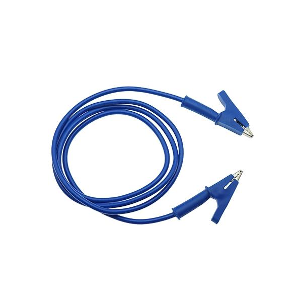 악어클립 악어클립 케이블 1M 파랑 [VLT-CAB099]