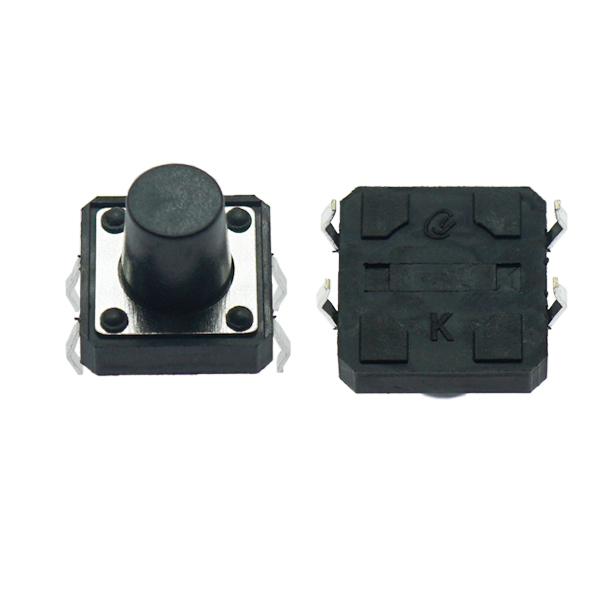 택트스위치 4핀 12X12X10MM [VLT-TSW015]