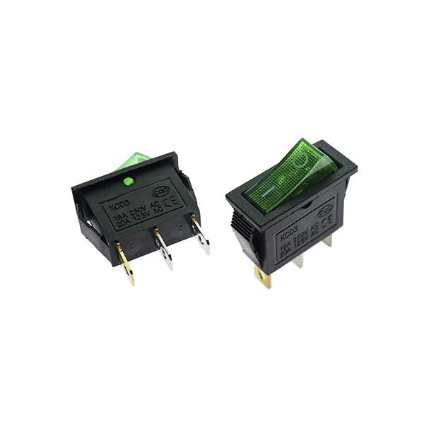 로커스위치 KCD3-3P 2단 GREEN [VLT-RSW019]