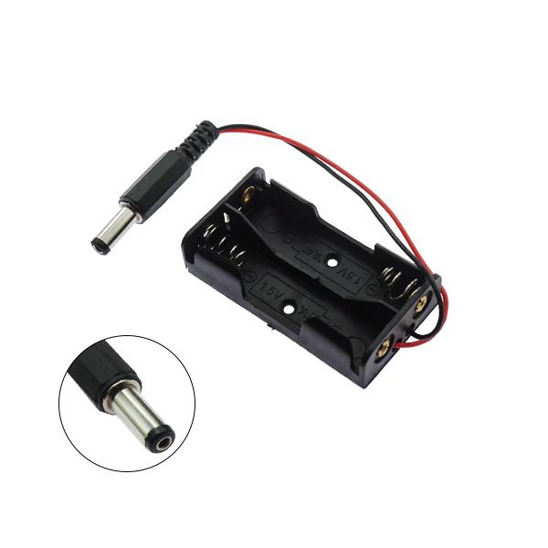 AA 2구 배터리홀더 DC잭 타입 [VLT-BH010]