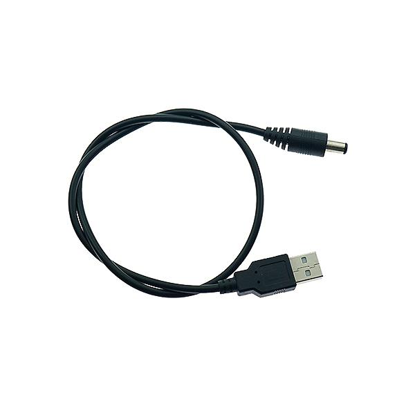 USB (M) to DC 5.5X2.1 케이블 0.5M [VLT-CAB120]