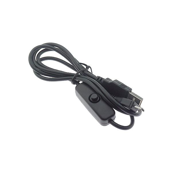 라즈베리파이3 3A MICRO USB 5P ON,OFF 케이블 1M [VLT-RP048]
