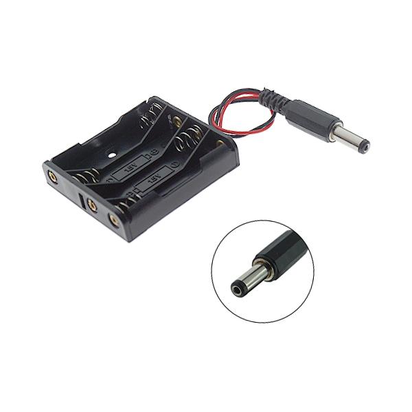 AAA 4구 배터리홀더 DC잭 타입 [VLT-BH048]