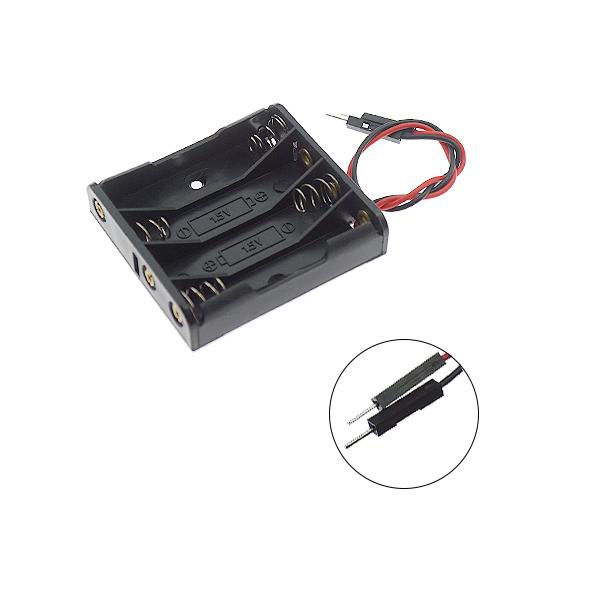 AAA 4구 배터리홀더 점퍼타입 [VLT-BH042]